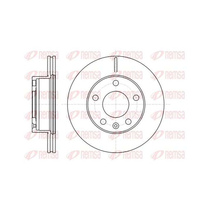 Stabdžių diskas REMSA 61064.10