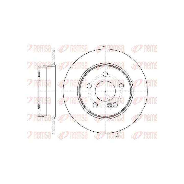 Stabdžių diskas REMSA 61069.00