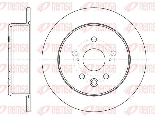 Stabdžių diskas REMSA 61075.00