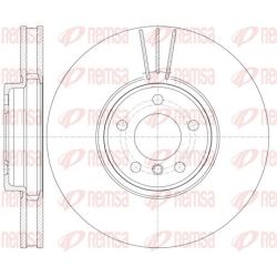 Stabdžių diskas REMSA 61079.10