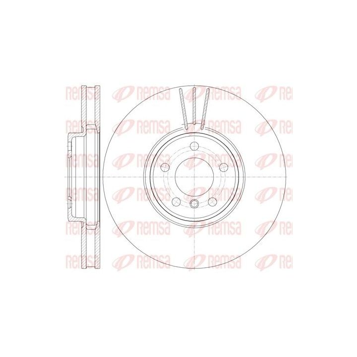 Stabdžių diskas REMSA 61079.10
