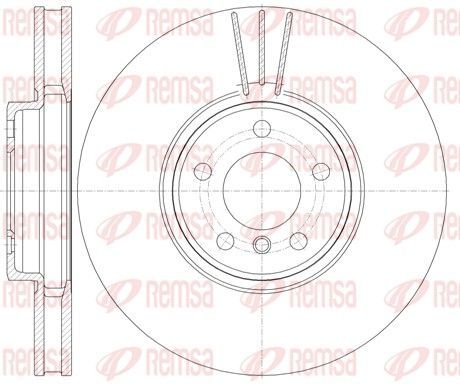 Stabdžių diskas REMSA 61079.10