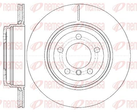 Stabdžių diskas REMSA 61082.10