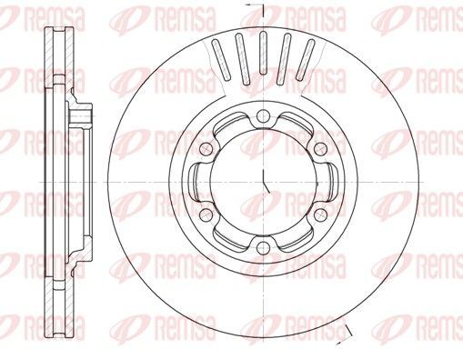 Stabdžių diskas REMSA 61083.10