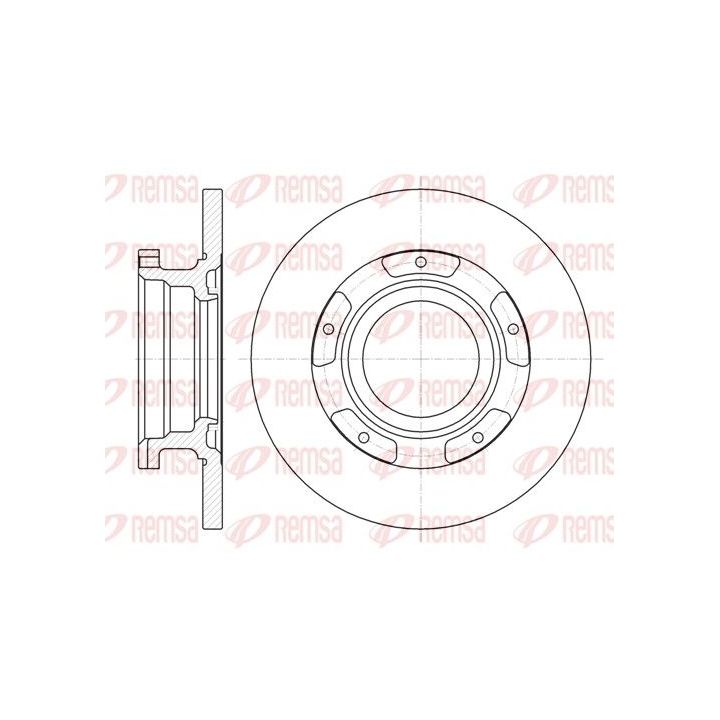 Stabdžių diskas REMSA 61107.00