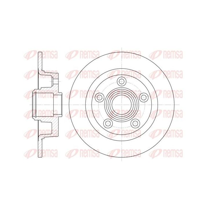 Stabdžių diskas REMSA 61114.00