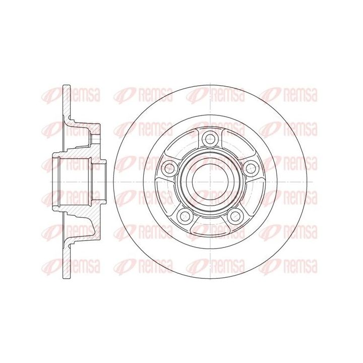 Stabdžių diskas REMSA 61115.00