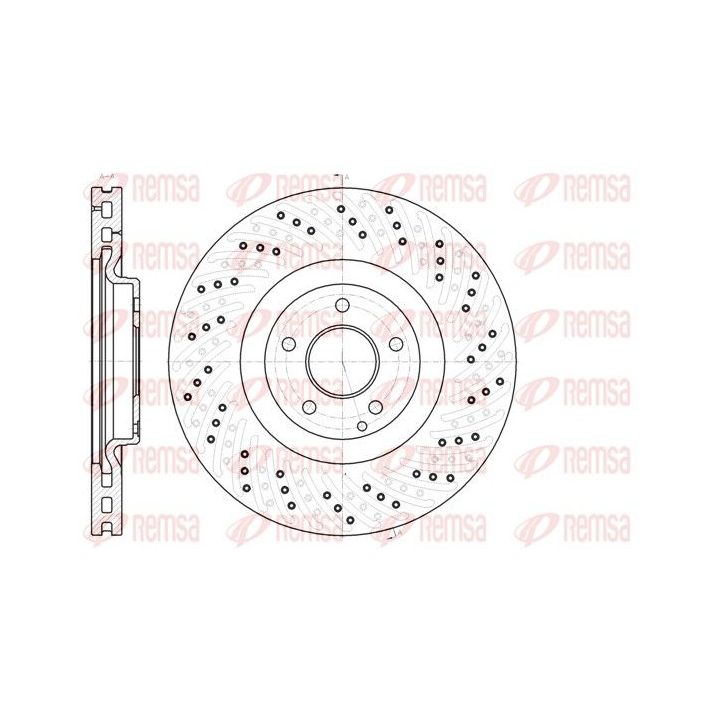 Stabdžių diskas REMSA 61124.10