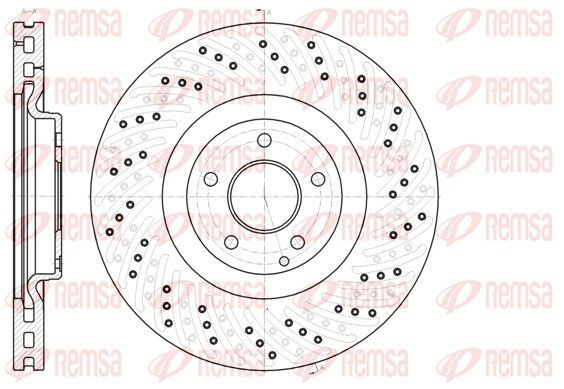 Stabdžių diskas REMSA 61124.10