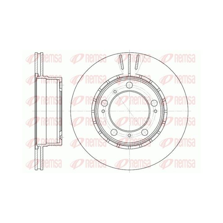Stabdžių diskas REMSA 61126.10