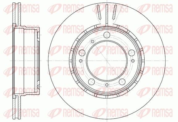 Stabdžių diskas REMSA 61126.10