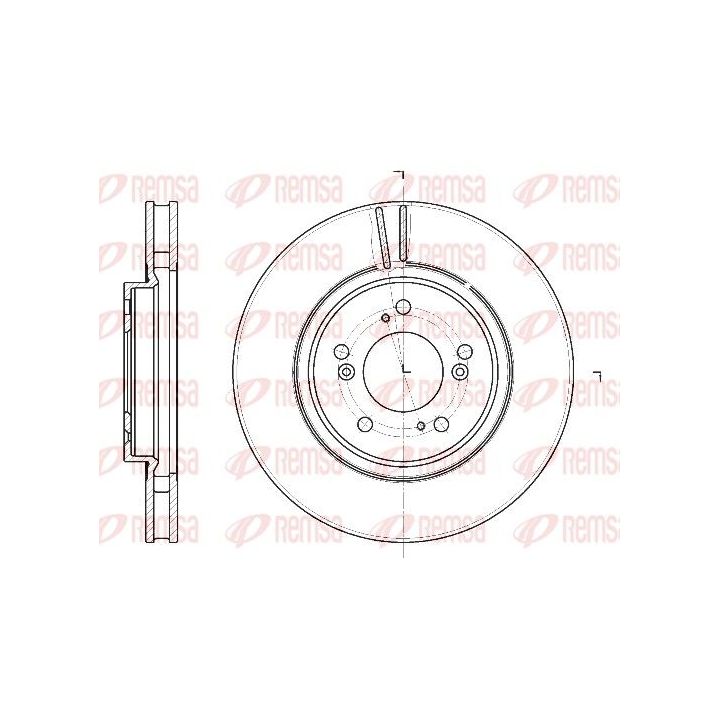 Stabdžių diskas REMSA 61129.10
