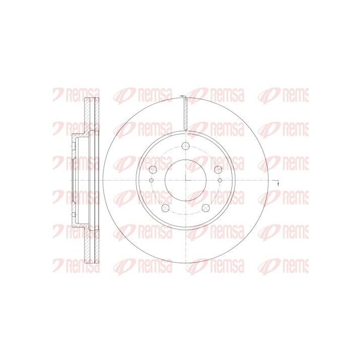 Stabdžių diskas REMSA 61130.10