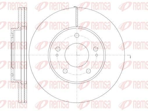 Stabdžių diskas REMSA 61130.10
