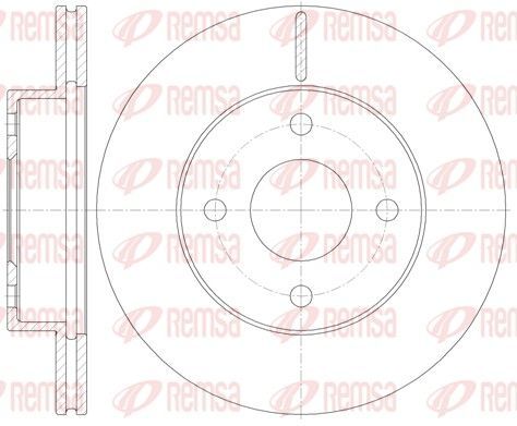 Stabdžių diskas REMSA 61131.10