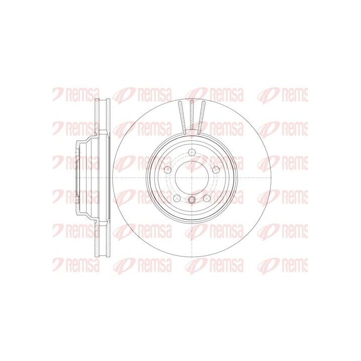 Stabdžių diskas REMSA 61132.10