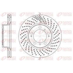 Stabdžių diskas REMSA 61133.11