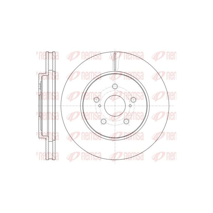 Stabdžių diskas REMSA 61136.10