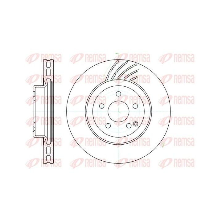 Stabdžių diskas REMSA 61142.10