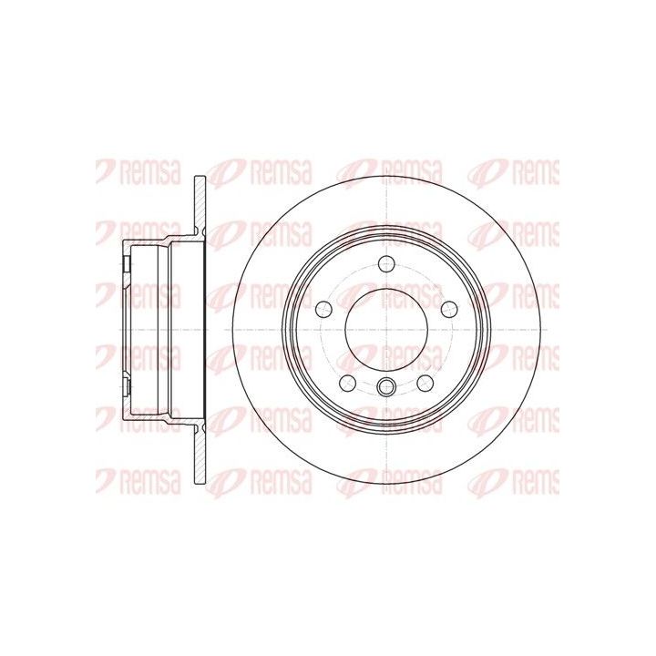 Stabdžių diskas REMSA 61144.00