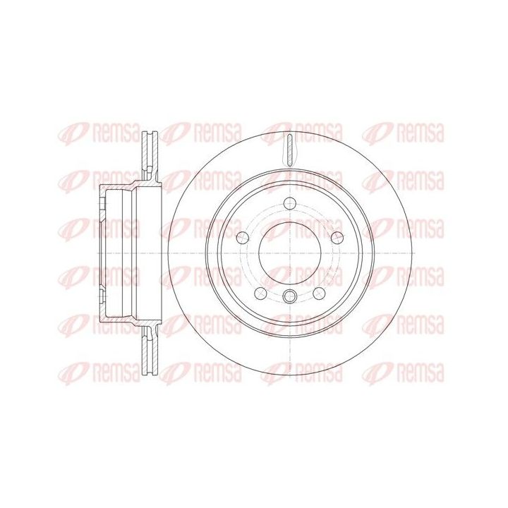 Stabdžių diskas REMSA 61145.10