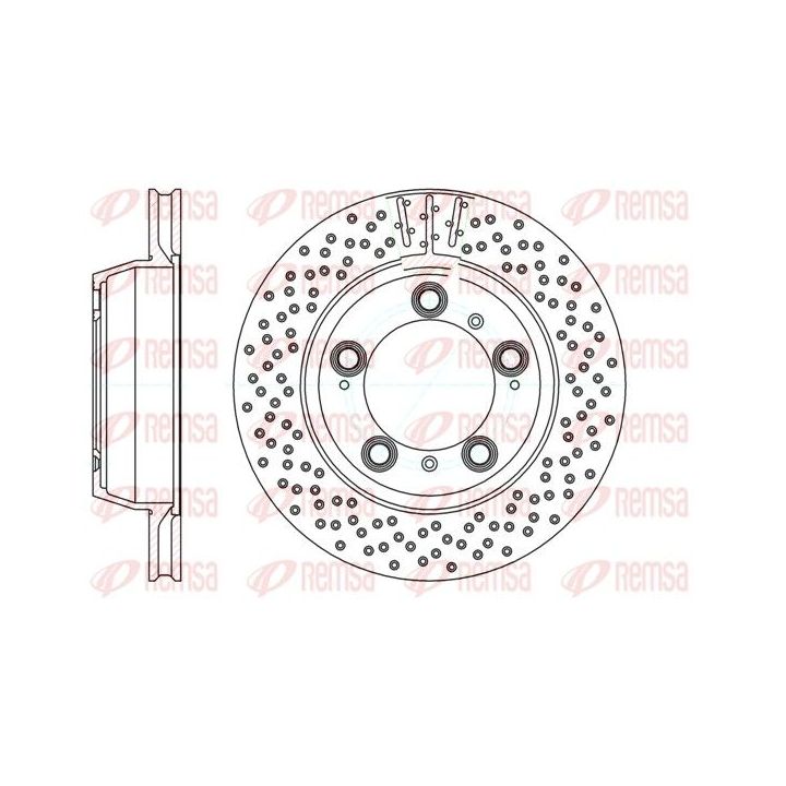 Stabdžių diskas REMSA 61146.10