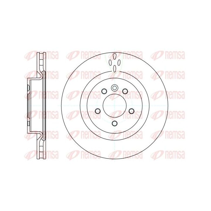 Stabdžių diskas REMSA 61149.10