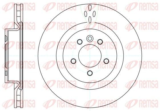 Stabdžių diskas REMSA 61149.10
