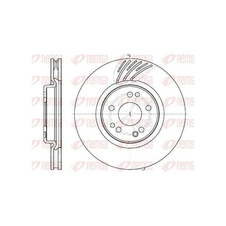 Stabdžių diskas REMSA 61152.10