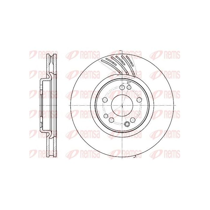 Stabdžių diskas REMSA 61152.11
