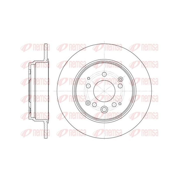 Stabdžių diskas REMSA 61157.00