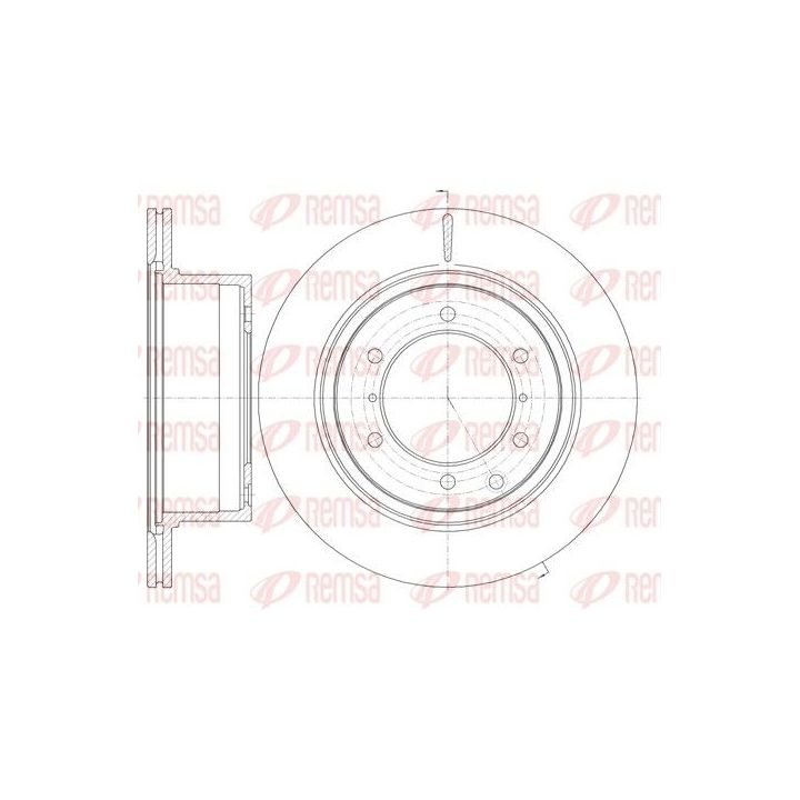 Stabdžių diskas REMSA 61159.10