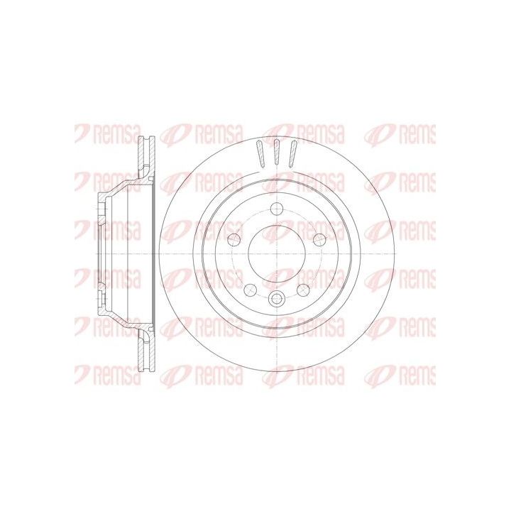 Stabdžių diskas REMSA 61160.10