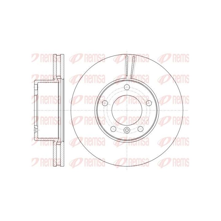 Stabdžių diskas REMSA 61161.10