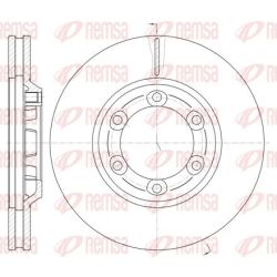 Stabdžių diskas REMSA 61163.10