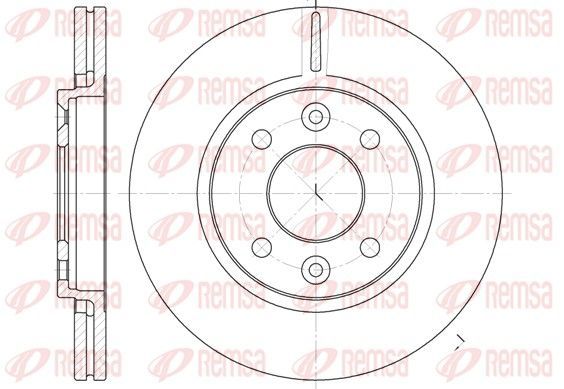 Stabdžių diskas REMSA 6117.10