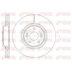 Stabdžių diskas REMSA 61171.10