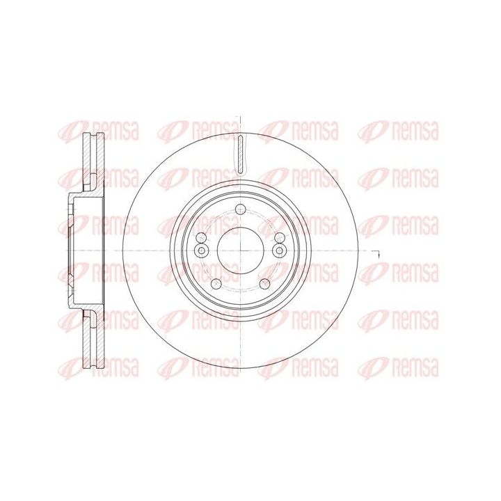 Stabdžių diskas REMSA 61171.10