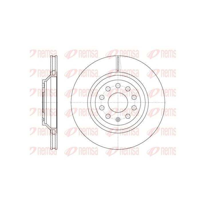 Stabdžių diskas REMSA 61172.10