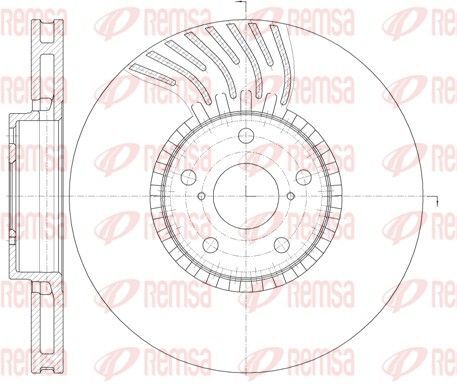 Stabdžių diskas REMSA 61179.10