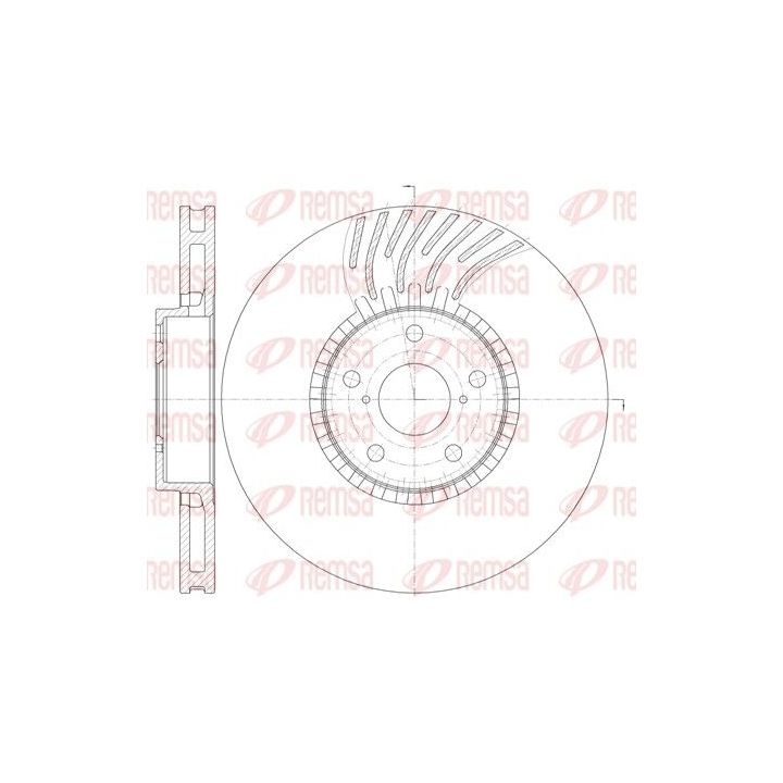 Stabdžių diskas REMSA 61179.11