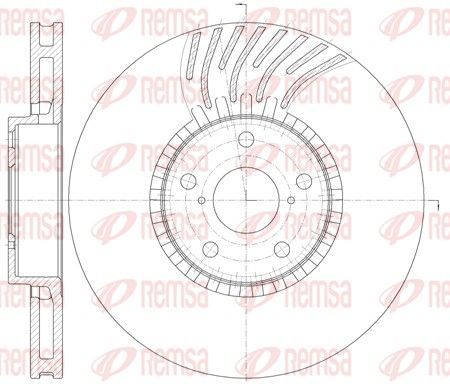 Stabdžių diskas REMSA 61179.11