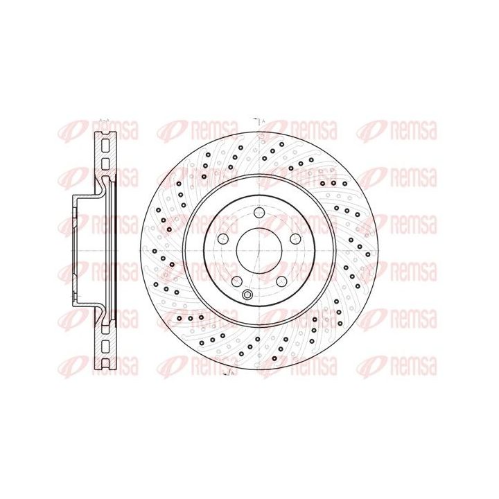 Stabdžių diskas REMSA 61186.10