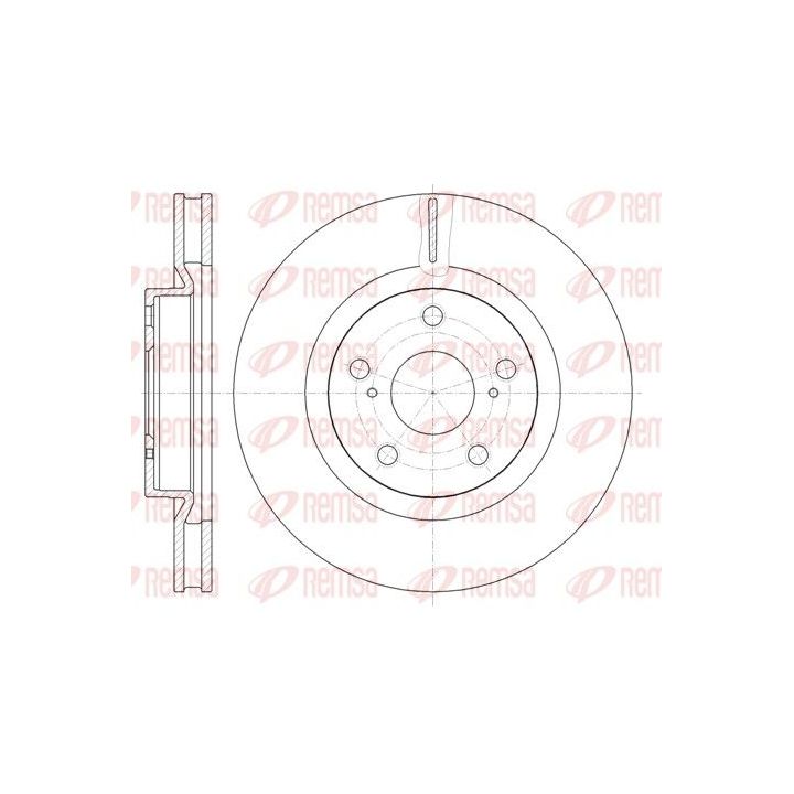 Stabdžių diskas REMSA 61189.10