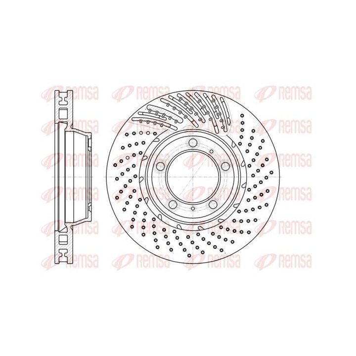 Stabdžių diskas REMSA 61196.10