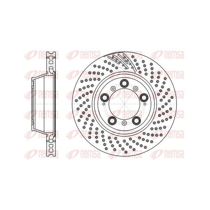 Stabdžių diskas REMSA 61198.11