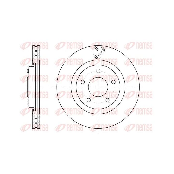 Stabdžių diskas REMSA 61200.10