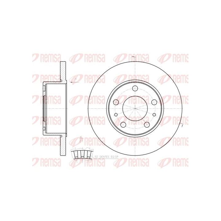 Stabdžių diskas REMSA 61202.00