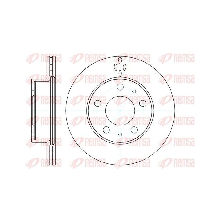 Stabdžių diskas REMSA 61204.10