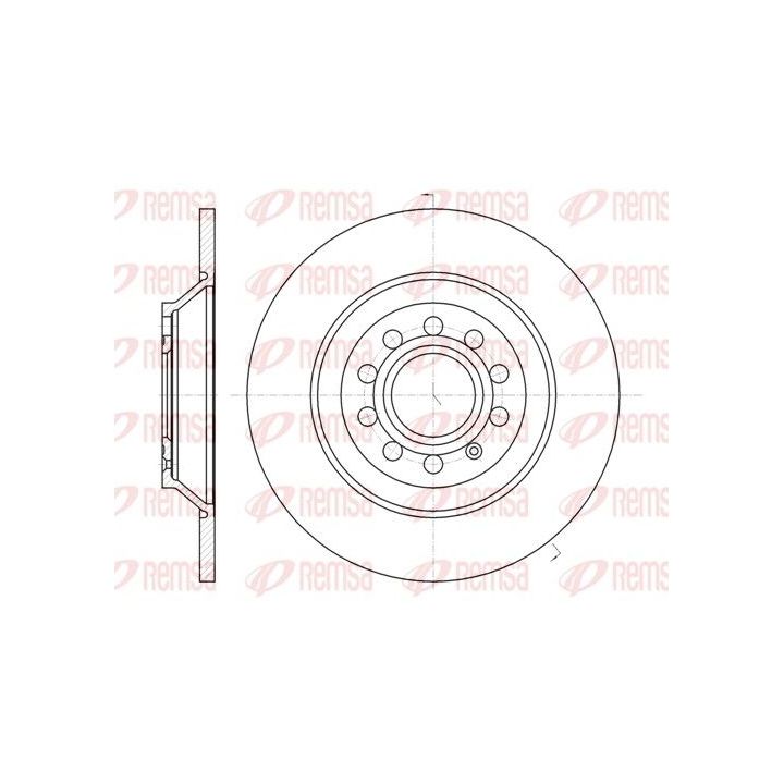 Stabdžių diskas REMSA 61207.00